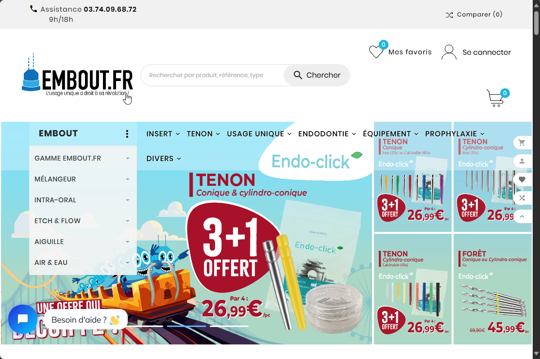 Boutique PrestaShop Embout pour e-cigarettes